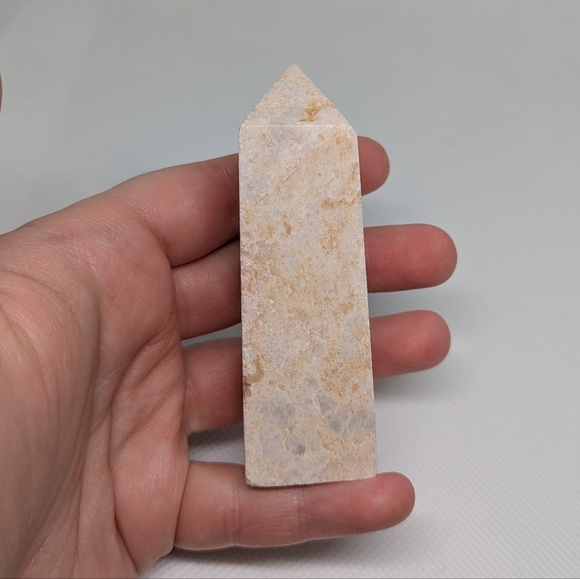 Peachy Pink‎ Amethyst Genuine Crystal Tower - Picture 4 of 7